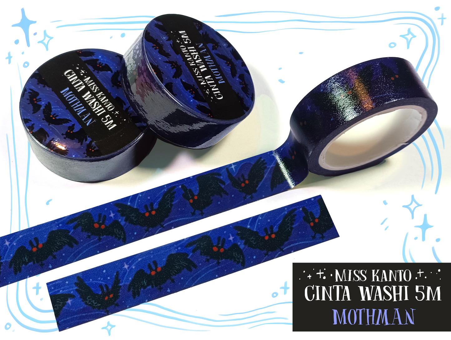 Mothman- Washi tape
