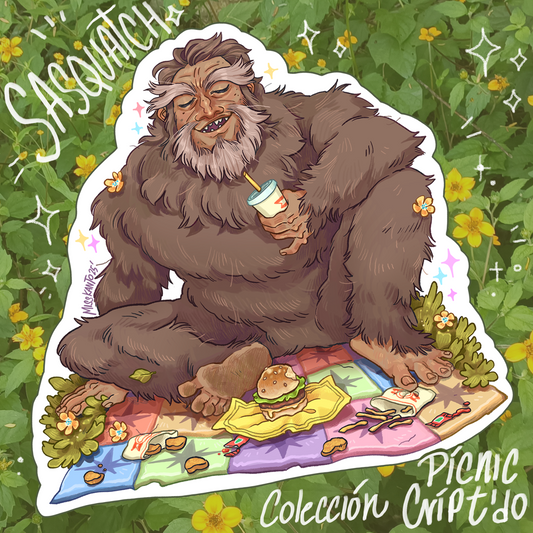 Bigfoot-Sticker vinil