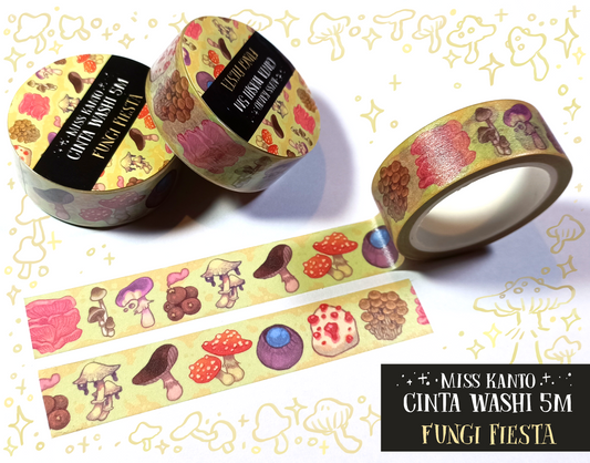 Fungi fiesta/ Washi tape
